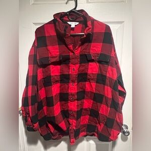 Flannel boyfriend style 3X